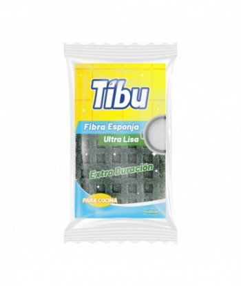 Tibu Fibra Esponja Lisa Extra Duración