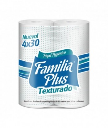 Familia Plus Papel Higiénico Texturado 4x30M 12XB