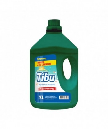 Tibu Jabón Líquido Botellón Pradera Verde x 3L