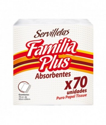 Familia Plus Servilletas 32X30 x 70U