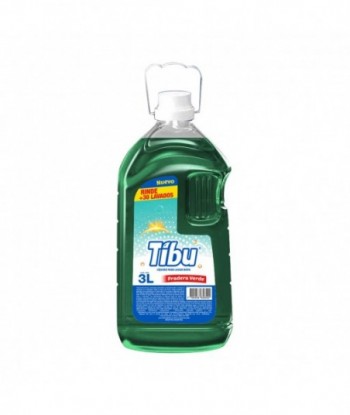 Tibu Jabón Líquido Botella Pradera Verde x 3L
