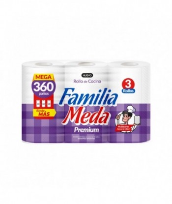 Familia Meda Rollo Premium x 360 Paños