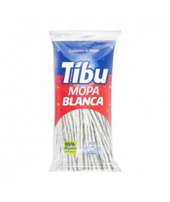 Tibu Mopa Blanco Eco 95% Algodón 5% Poliester